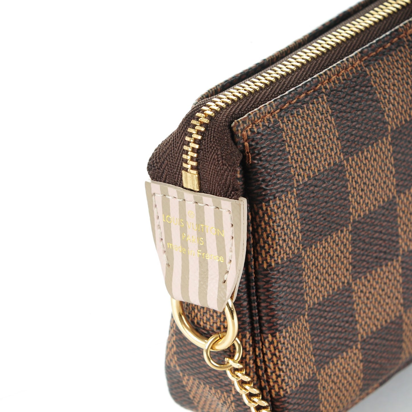Damier Ebene Trunks and Locks Mini Pochette Accessories