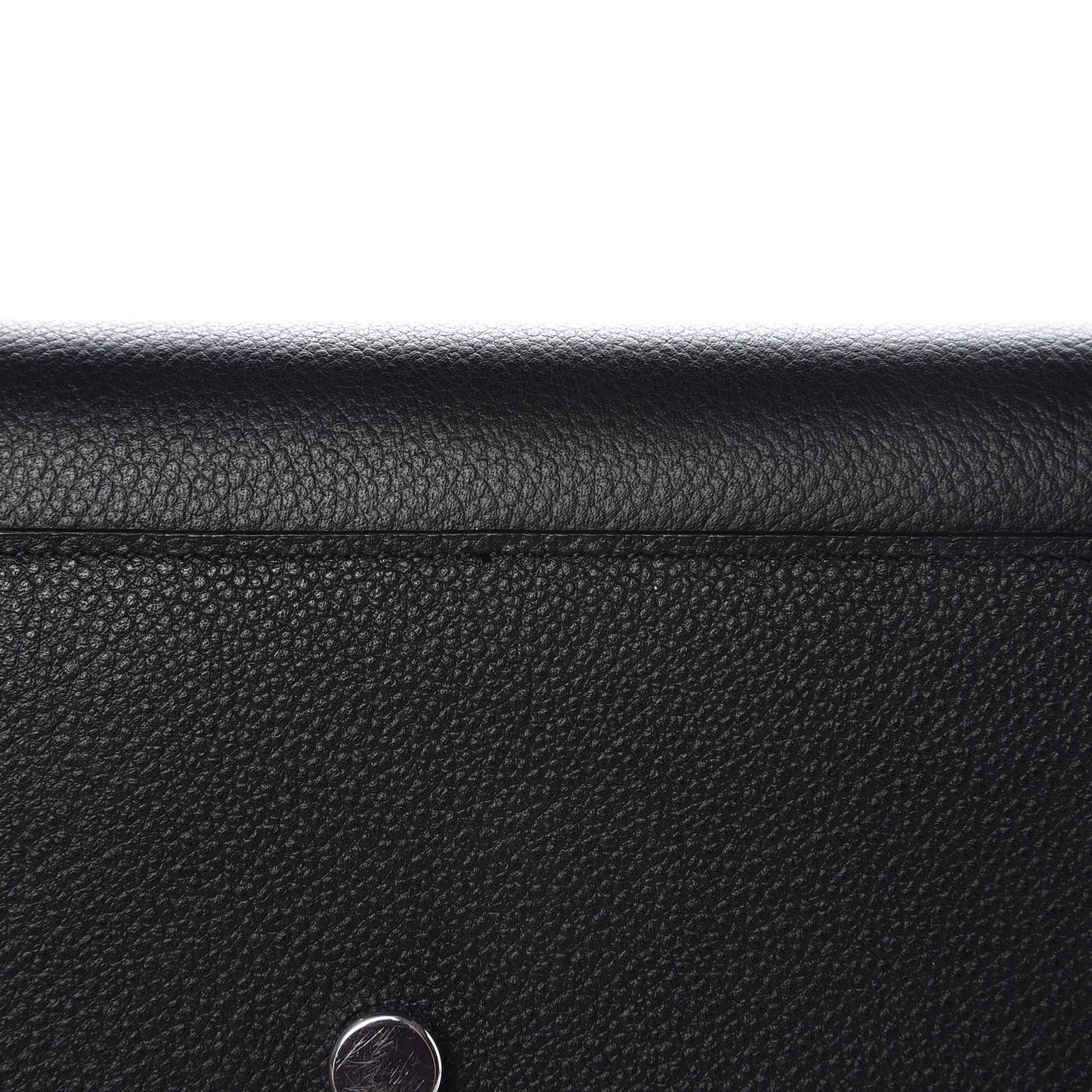 Grained Calfskin Small Sac De Jour Black