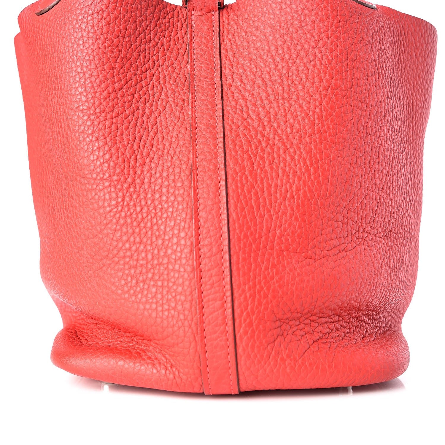 Hermes Taurillon Clemence Picotin Lock 22 MM Rouge Casaque 7 of 9