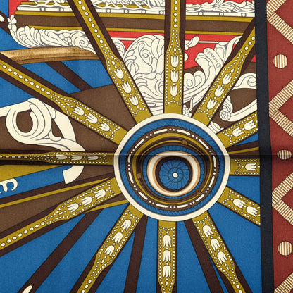 Hermes Silk Balade En Berline Scarf 90 3 of 4
