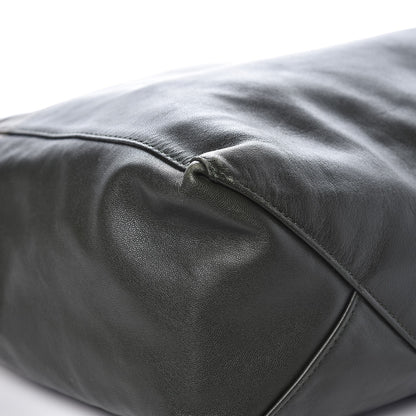 Celine Lambskin Vertical Bi-Cabas Grey Green 9 of 13