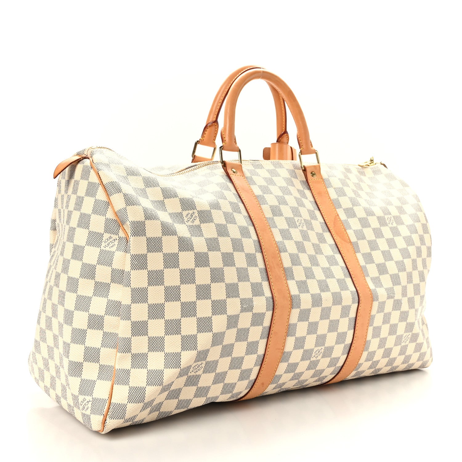 Louis Vuitton Damier Azur Keepall 50 2 of 10