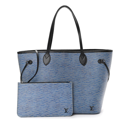 Louis Vuitton Epi Neverfull MM Denim Light 1 of 13