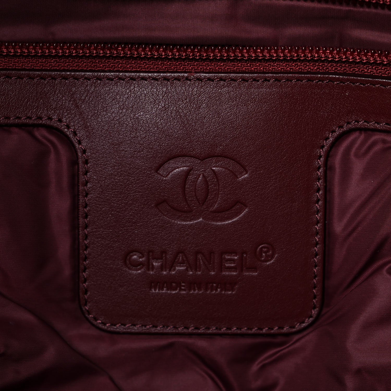 Chanel Nylon Quilted Large Coco Cocoon Tote Black 6 of 10