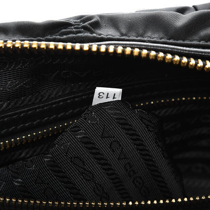 Prada Tessuto Nylon Gaufre Shopping Satchel Black 9 of 10