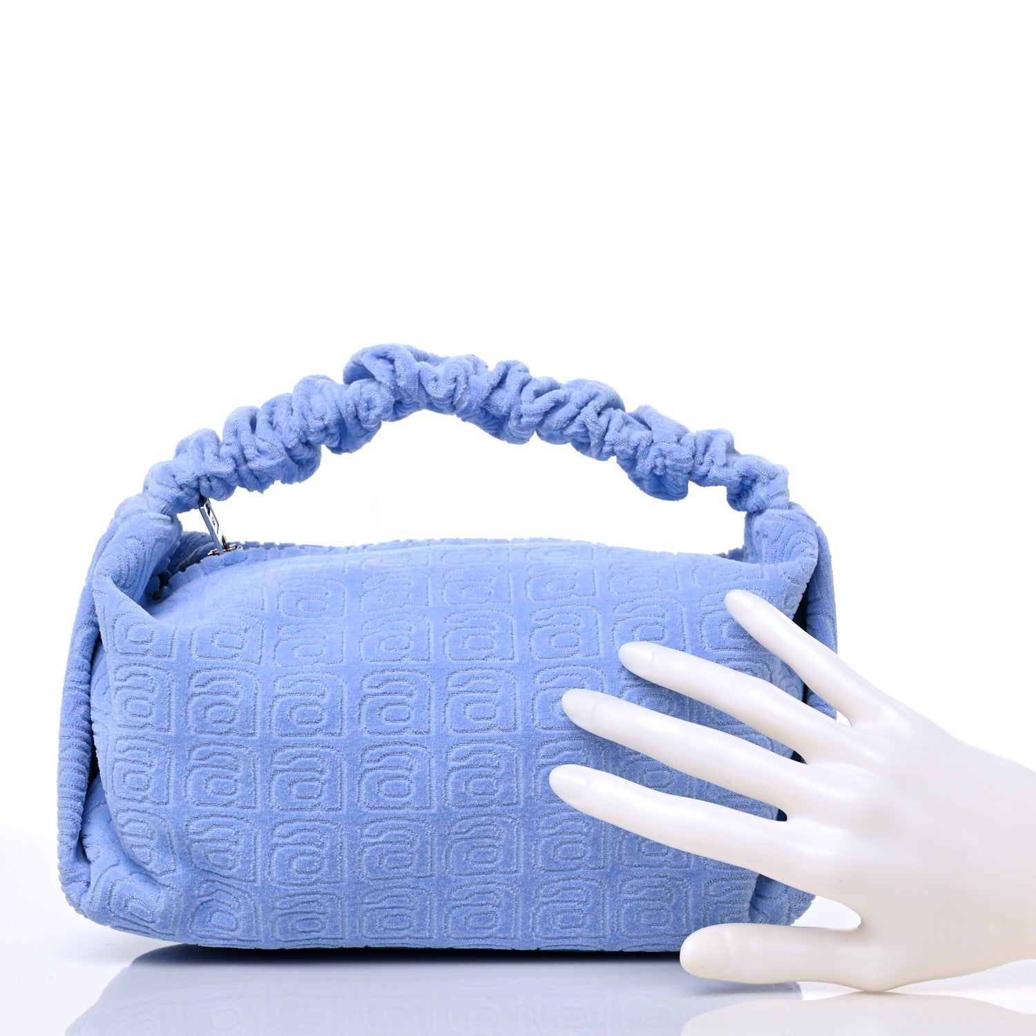 Alexander Wang Velvet Small Scrunchie Bag Oxford 2 of 8