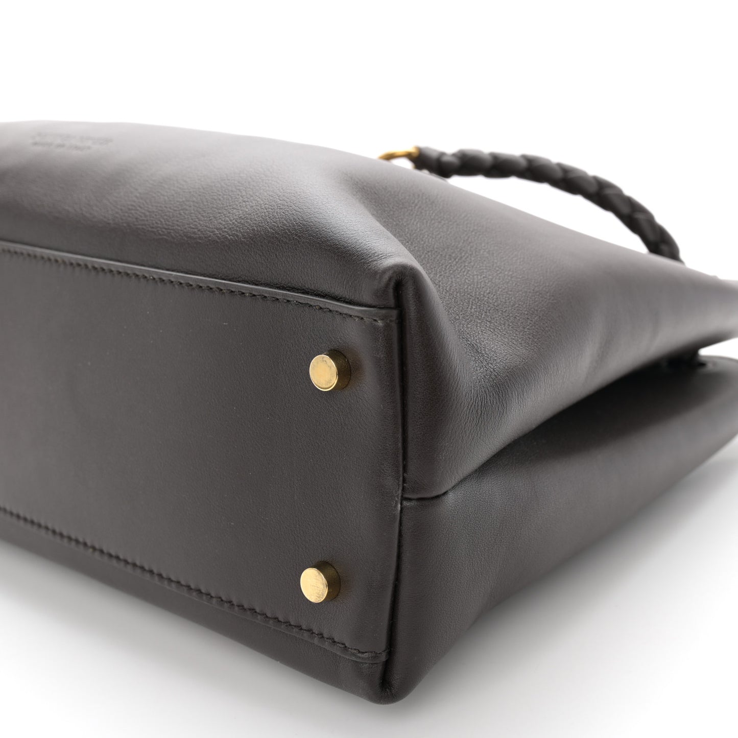 Silky Calfskin Medium Andiamo Shoulder Bag Fondant
