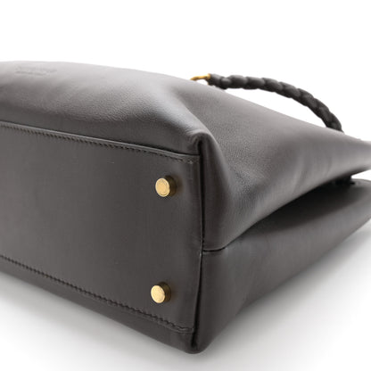 Bottega Veneta Silky Calfskin Medium Andiamo Shoulder Bag Fondant 10 of 10