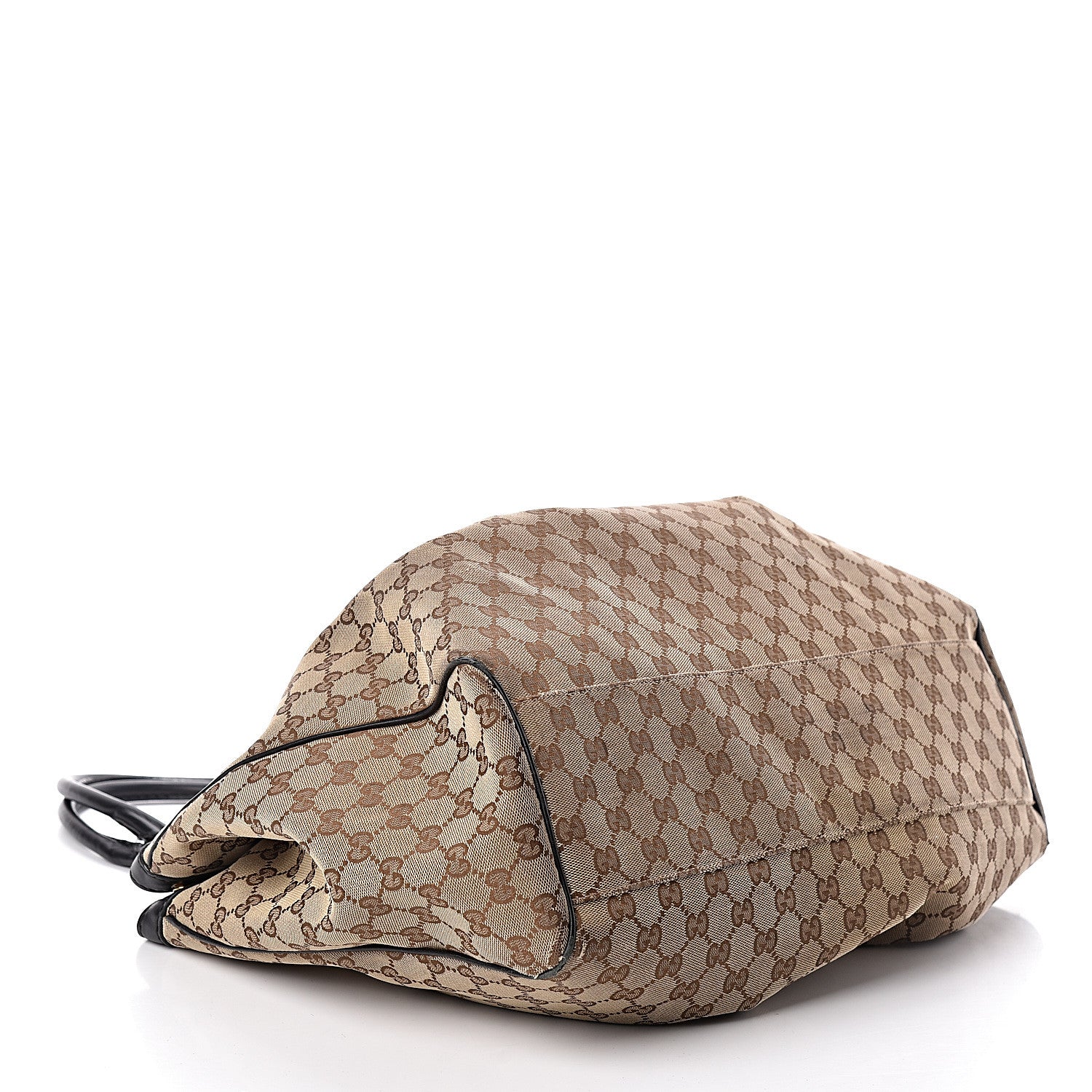 Gucci Monogram Large Sukey Tote Beige Ebony Black 4 of 15