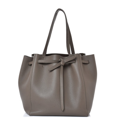 Celine Soft Grained Calfskin Small Belt Cabas Phantom Taupe 1 of 8