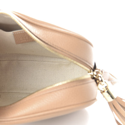 Gucci Pebbled Calfskin Small Soho Disco Bag Rose Beige 5 of 10