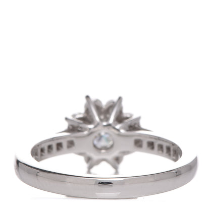 Tiffany Platinum Diamond Flora Ring 48 4.5 4 of 6