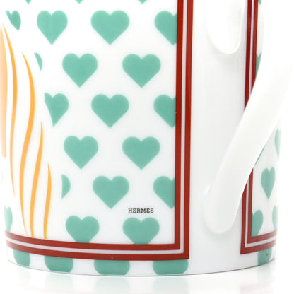 Hermes Porcelain Quadrige Pop Mug Set of 2 6 of 8