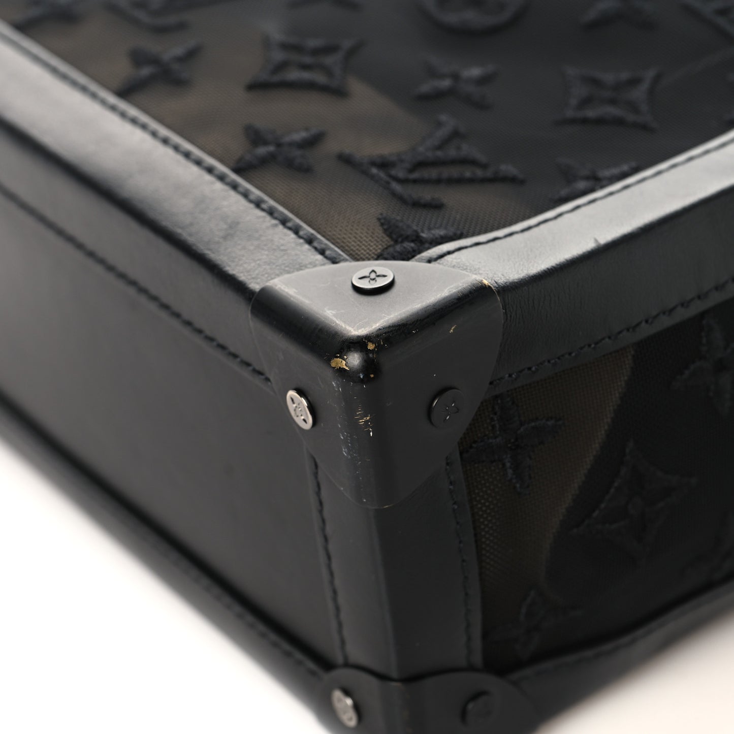 Monogram See Through Soft Trunk Black