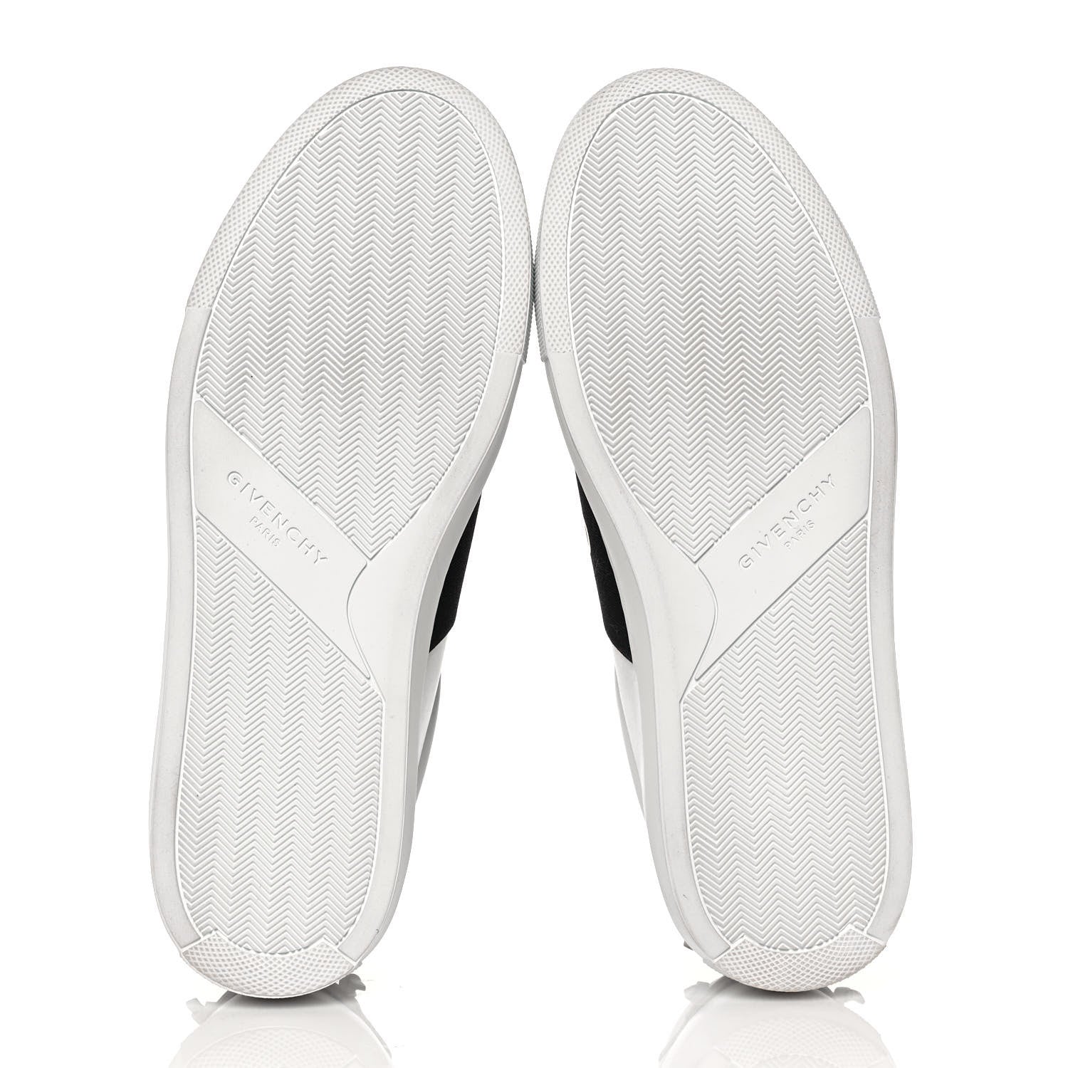 Givenchy Calfskin Band Logo Womens Urban Street Sneakers 38.5 White Black 6 of 10