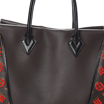 Louis Vuitton Veau Cachemire Tote W PM Chocolate 8 of 10