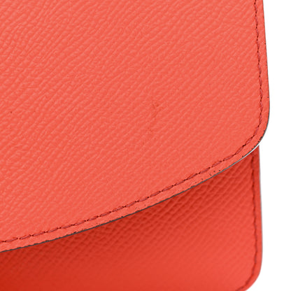 Moynat Carat Calfskin Madeleine Bag Coral Zinc 11 of 12