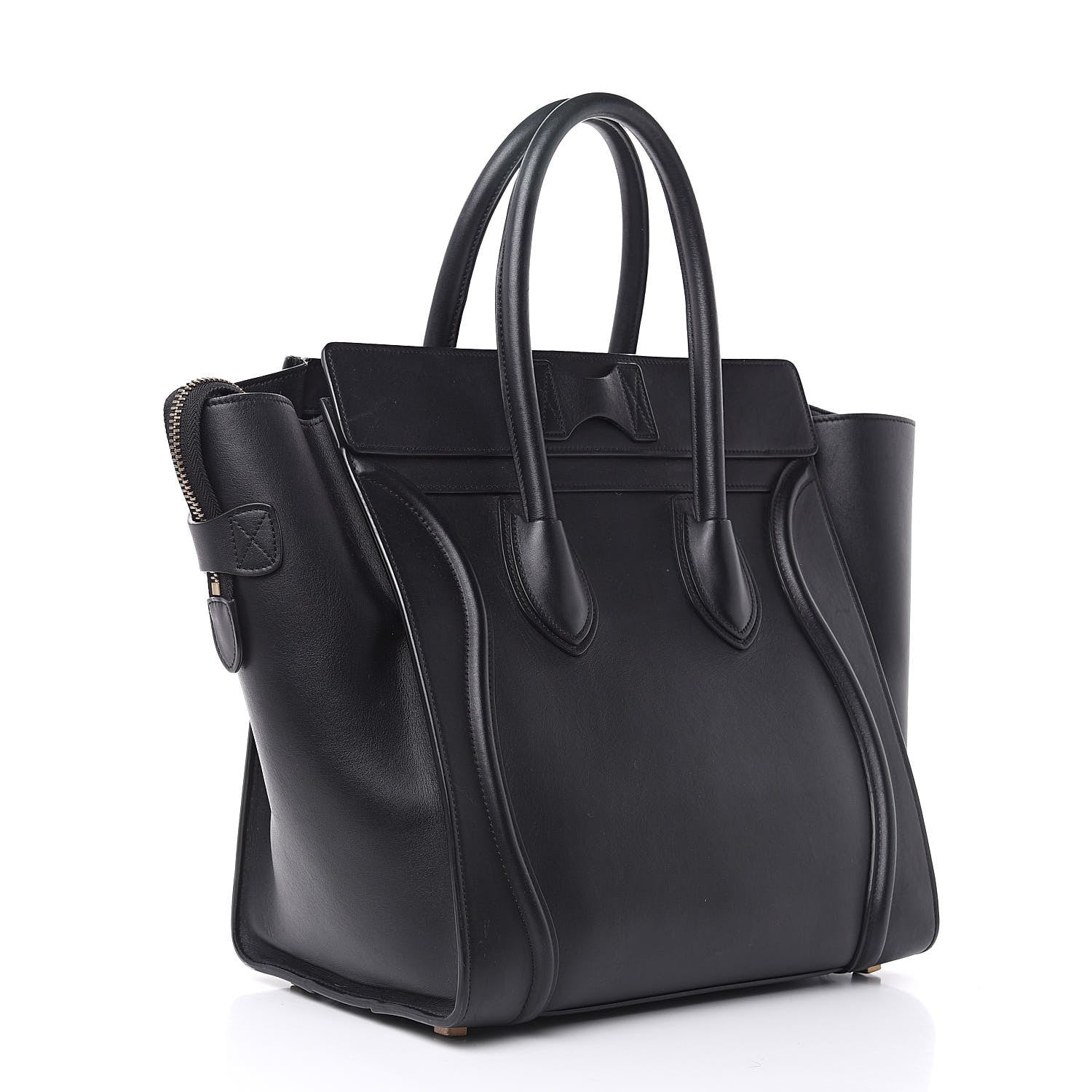 Celine Smooth Calfskin Micro Luggage Black 3 of 16