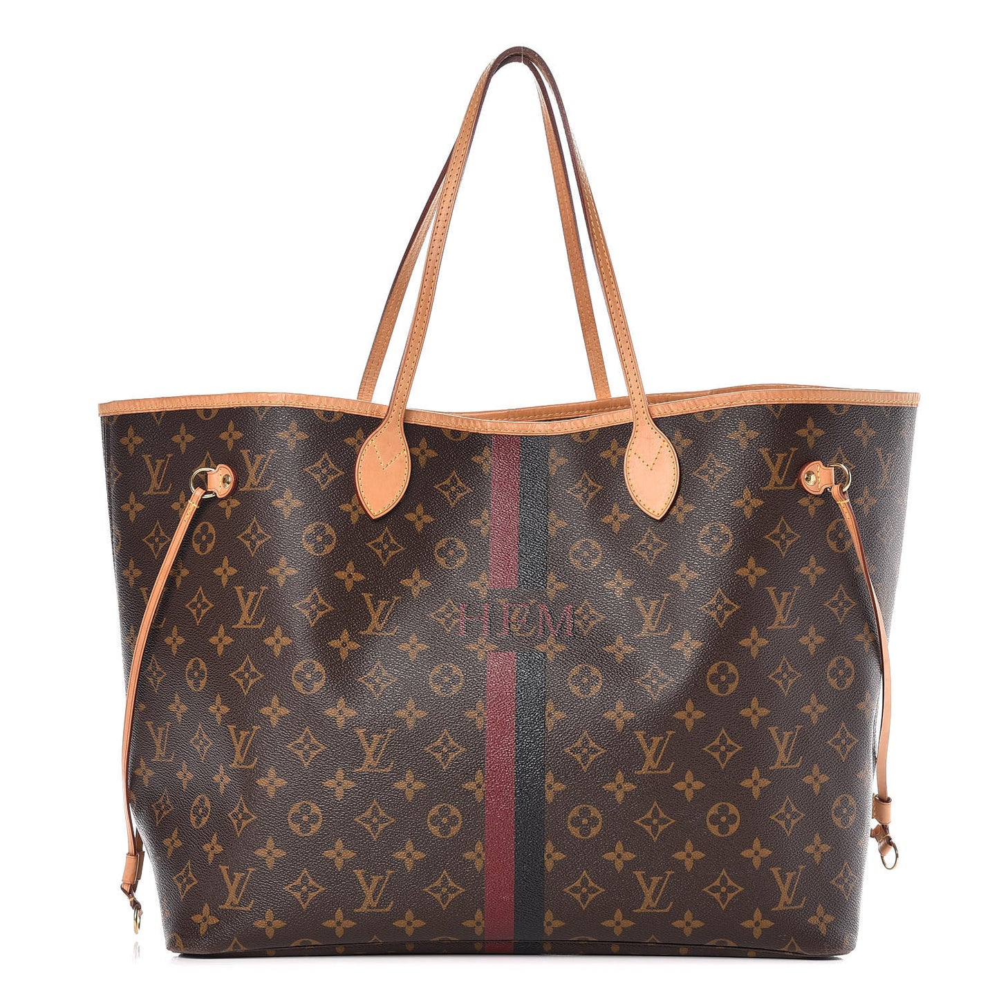 Monogram My LV Heritage Neverfull GM Bordeaux Black