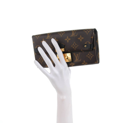 Louis Vuitton Monogram Triangle Wallet Black 2 of 7