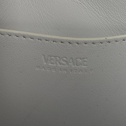 Versace Calfskin Small Greca Goddess Hobo White 6 of 10