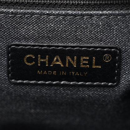 Chanel Calfskin Medium Deauville Tote Black 6 of 15