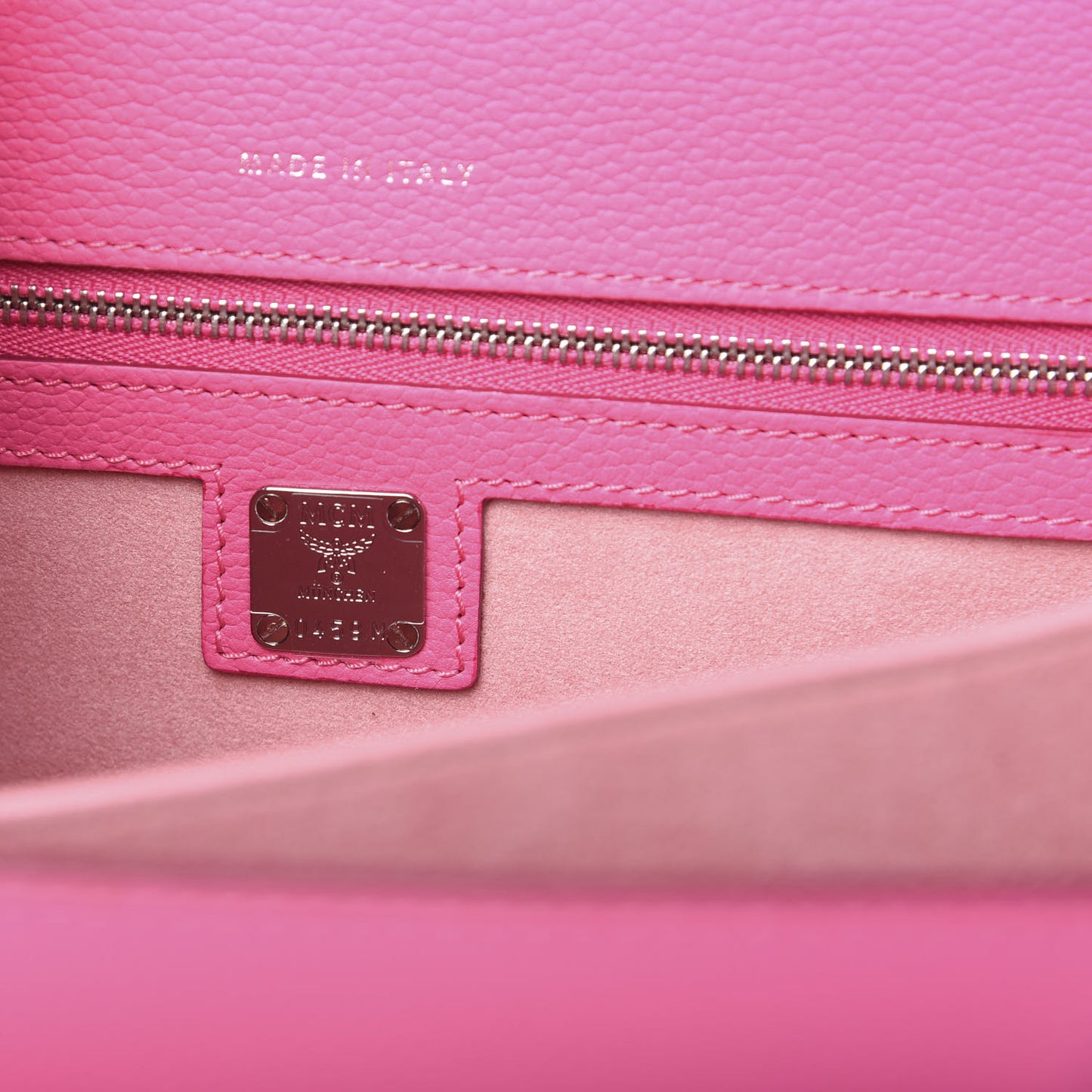 Grained Calfskin Medium Patricia Park Avenue Satchel Sugar Pink
