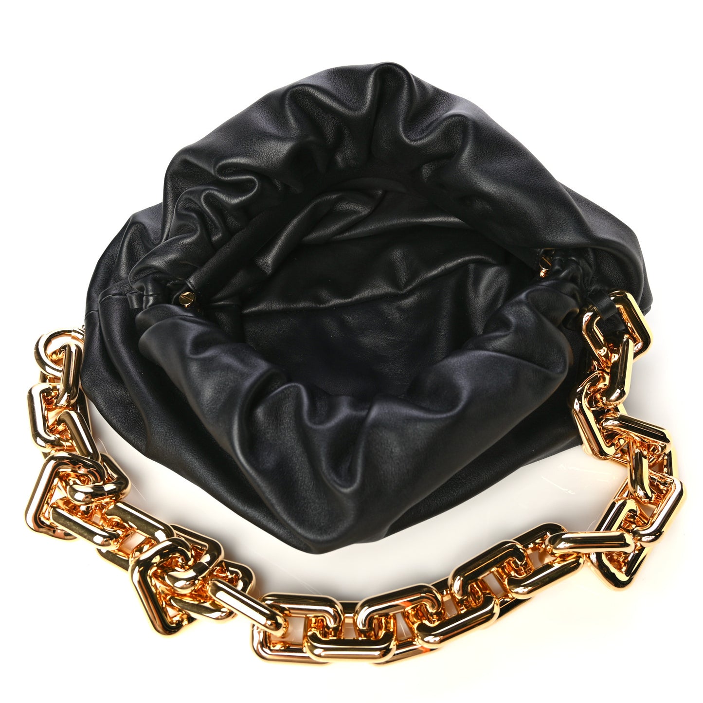 Calfskin The Pouch Chain Black
