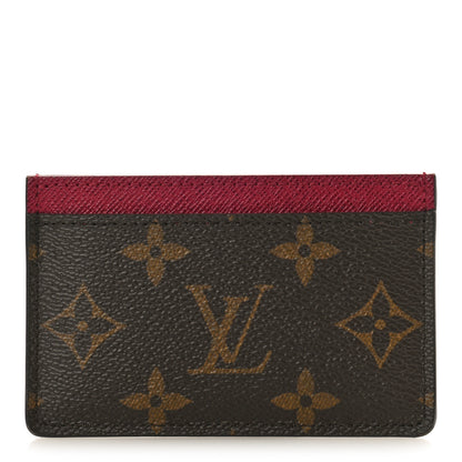 Louis Vuitton Monogram Card Holder Fuchsia 1 of 9