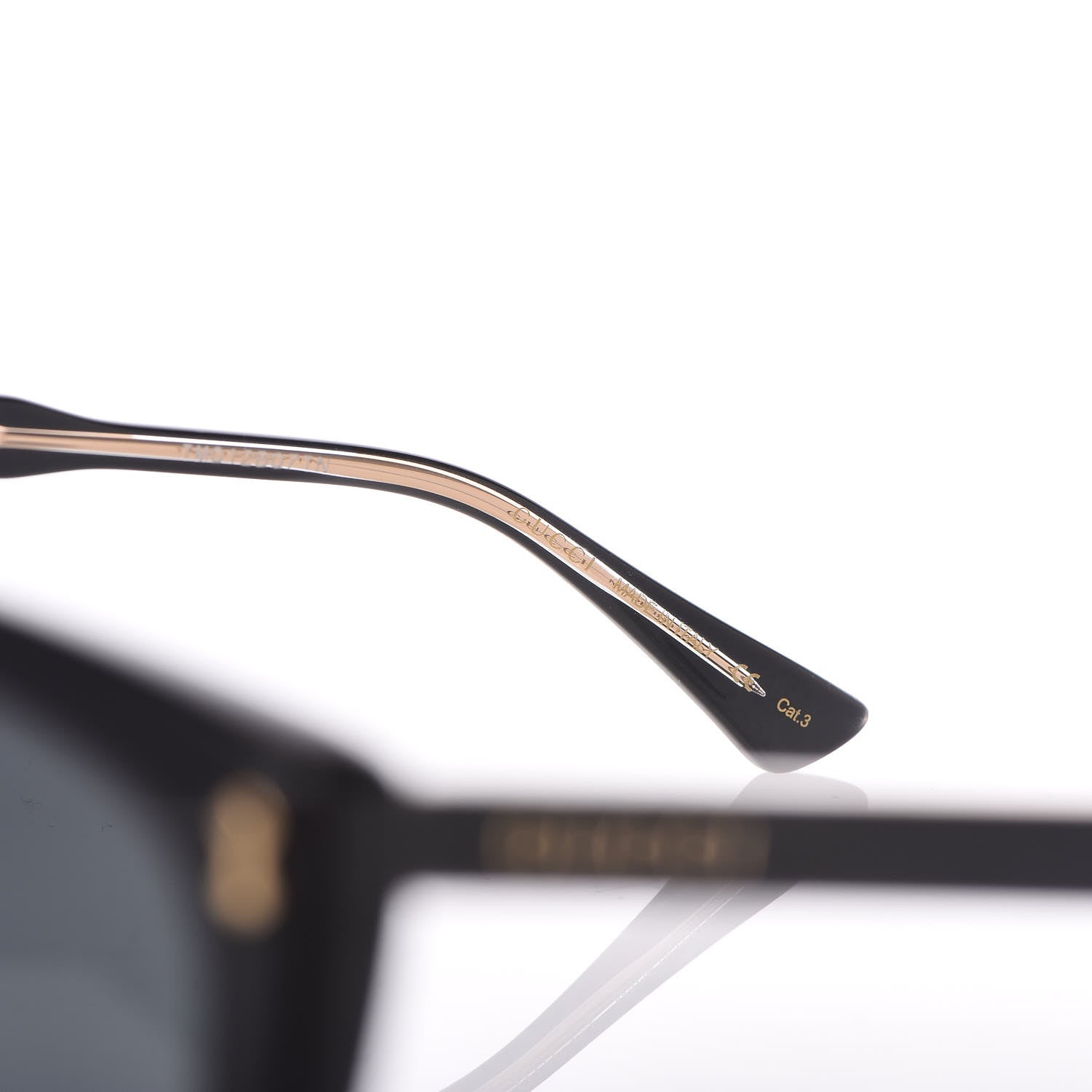 Gucci Acetate Cat Eye Sunglasses GG0193SK Black 5 of 6