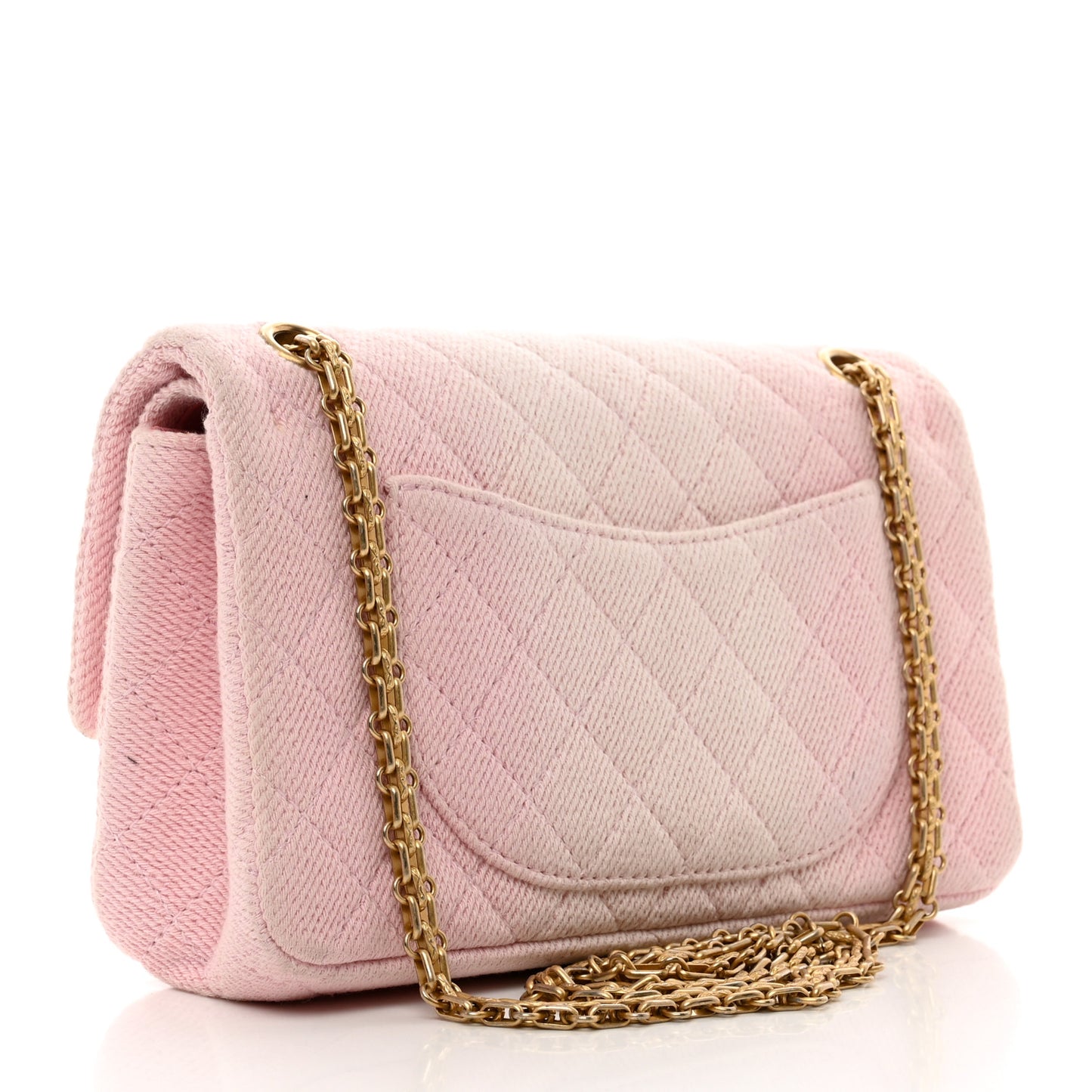 Ombre Denim Quilted 2.55 Reissue 225 Flap Pink