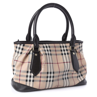 Burberry Haymarket Check Tote Chocolate 3 of 12