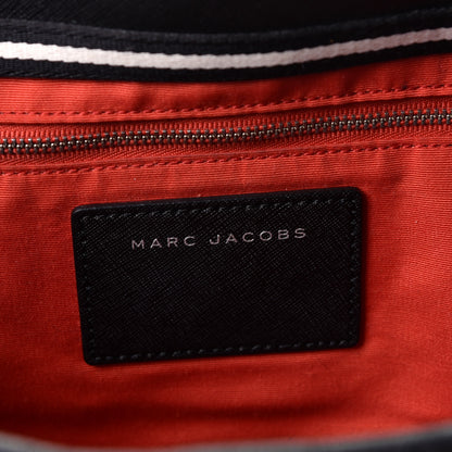 Marc Jacobs Calfskin Embossed Logo East West Shopper Tote Black 5 of 8