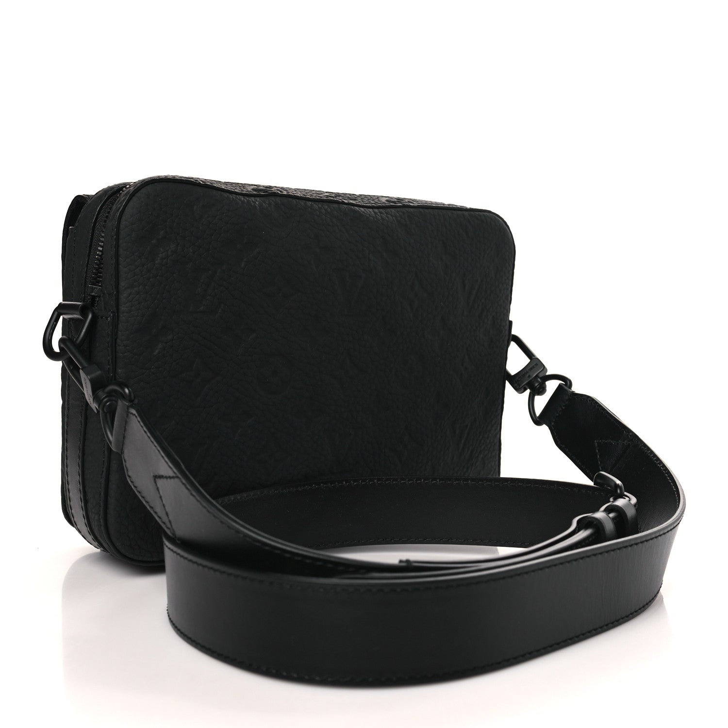 Louis Vuitton Taurillon Monogram Steamer Messenger Black 3 of 8