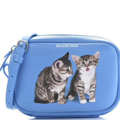 Balenciaga Calfskin XS Everyday Kittens Camera Bag Bleu 9 of 10