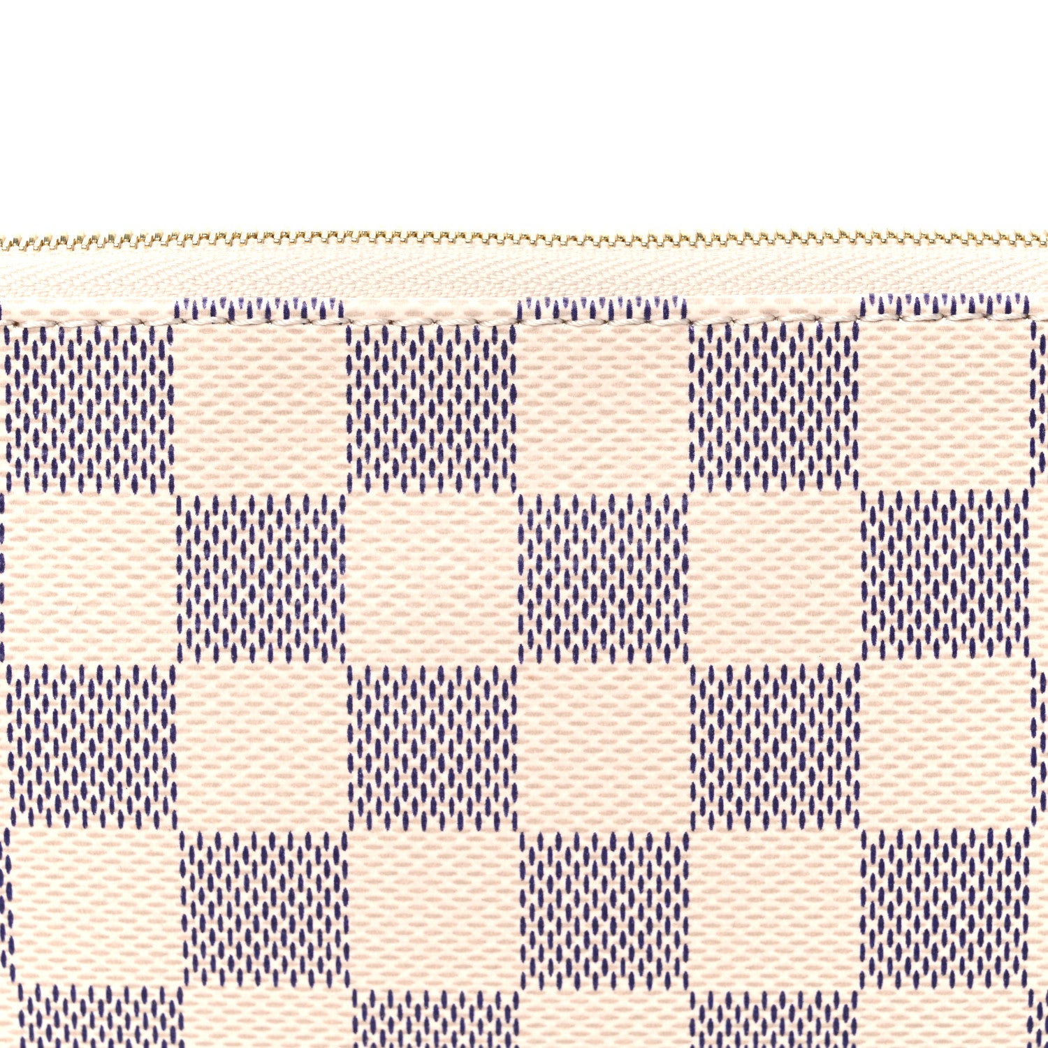 Louis Vuitton Damier Azur Pochette Accessories NM Rose Ballerine 7 of 9