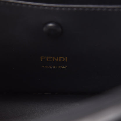 Fendi TPU FF Vitello Century F is Fendi Small Kan I Shoulder Bag Black 6 of 9