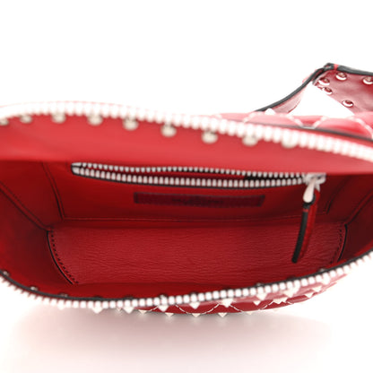 Valentino Garavani Lambskin Free Rockstud Spike Belt Bag 75 Rosso Valentino 5 of 8