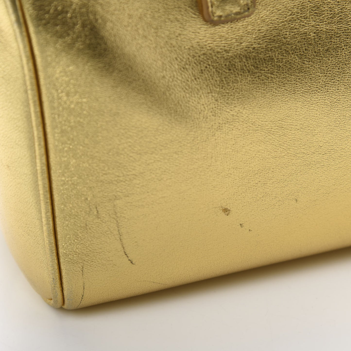 Calfskin Classic Baby Duffle Gold