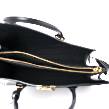 Louis Vuitton Monogram Cuir Plume Very Tote MM Black 8 of 55