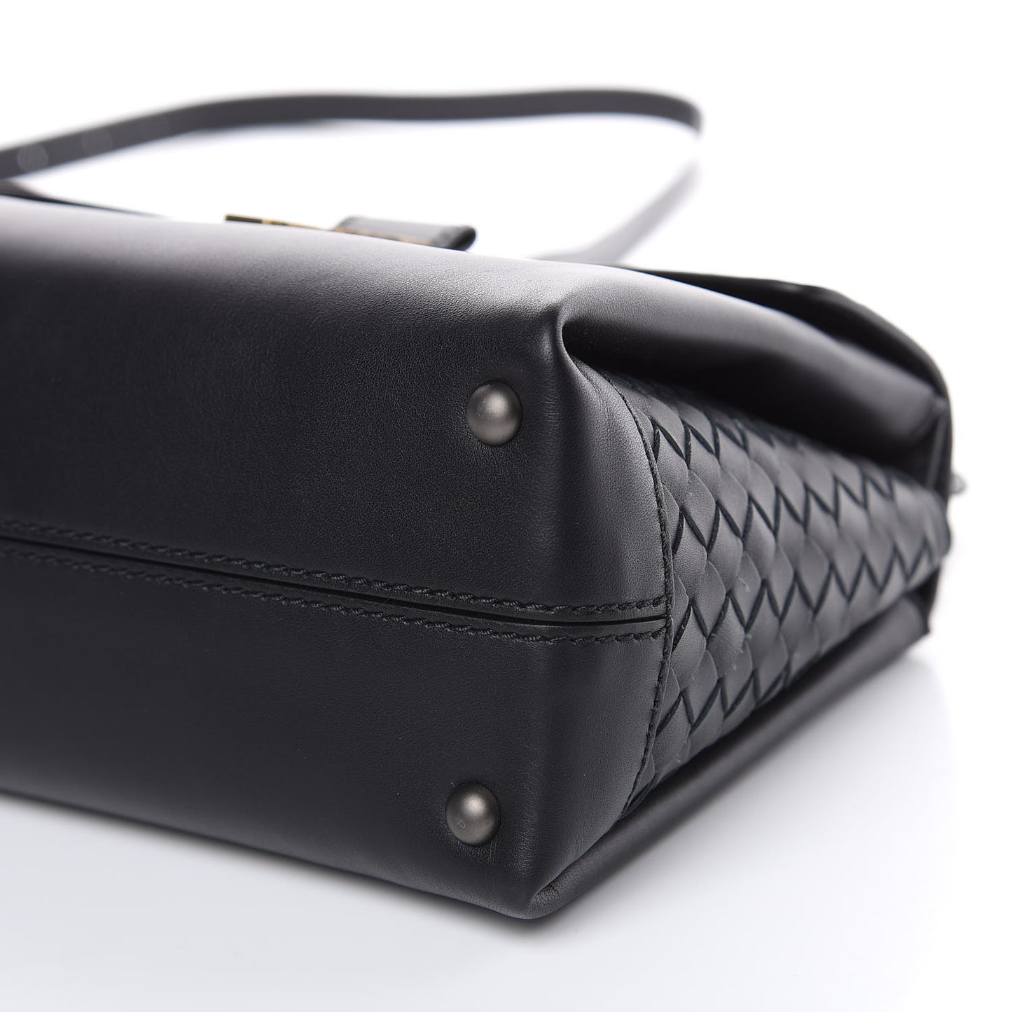Nappa Small Piazza Bag Black