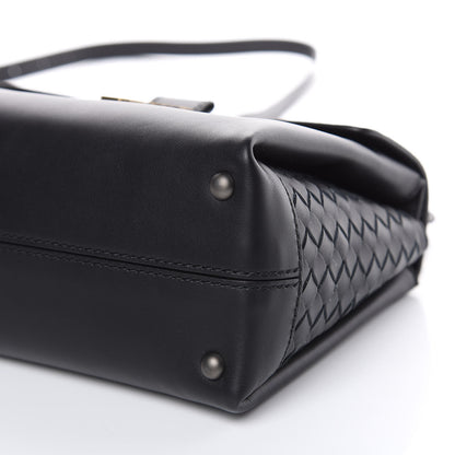 Bottega Veneta Nappa Small Piazza Bag Black 8 of 13