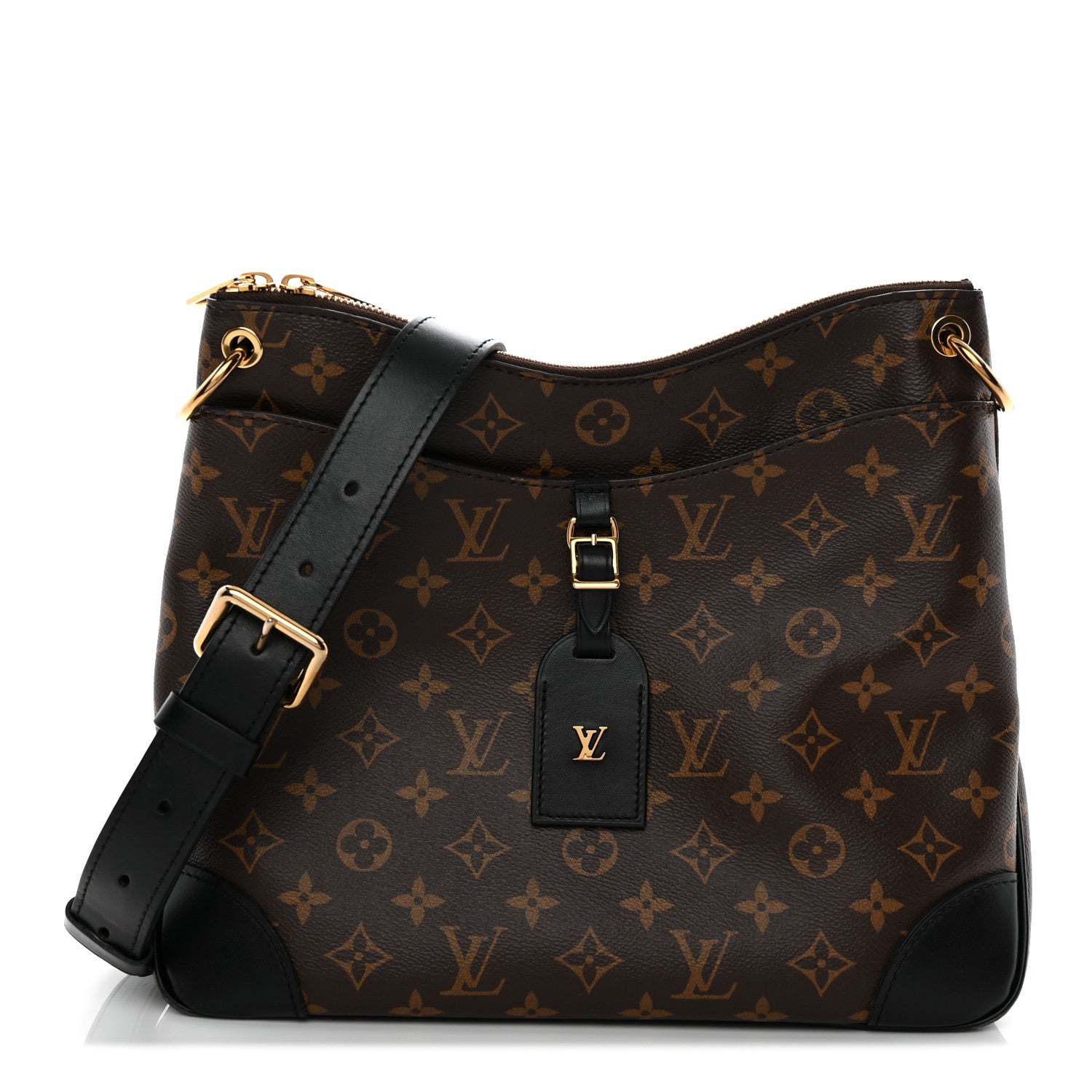 Louis Vuitton Monogram Odeon MM Black 1 of 9