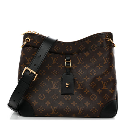 Louis Vuitton Monogram Odeon MM Black 1 of 9