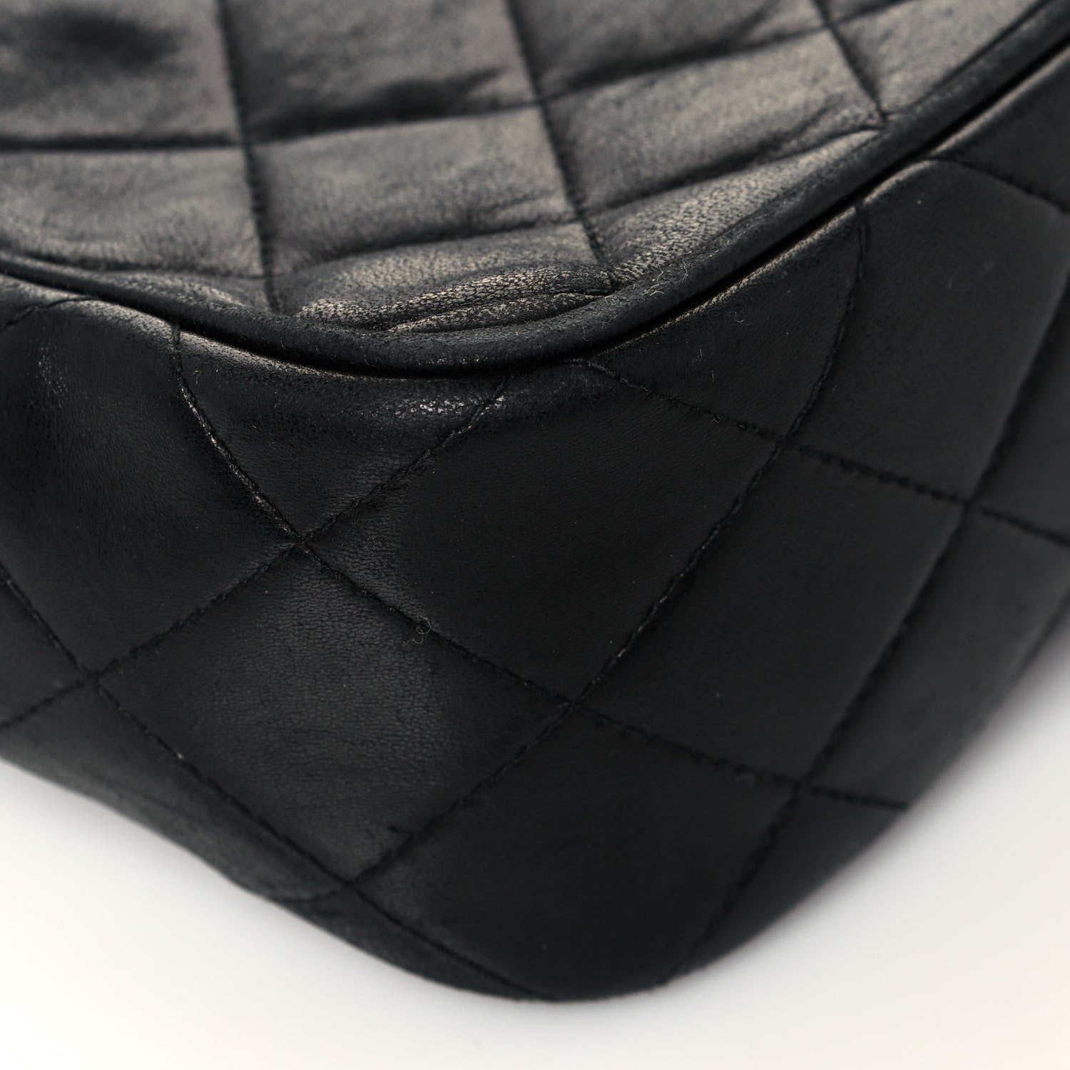 Chanel Lambskin Quilted Tassel Camera Case Black 11 of 18