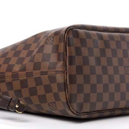Louis Vuitton Damier Ebene Neo Neverfull MM Rose Ballerine 6 of 11