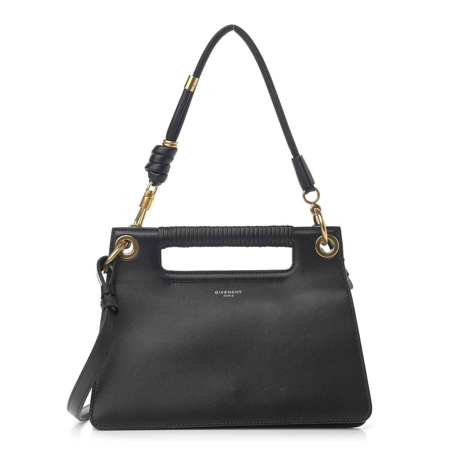 Givenchy Calfskin Small Whip Top Handle Crossbody Black 1 of 10