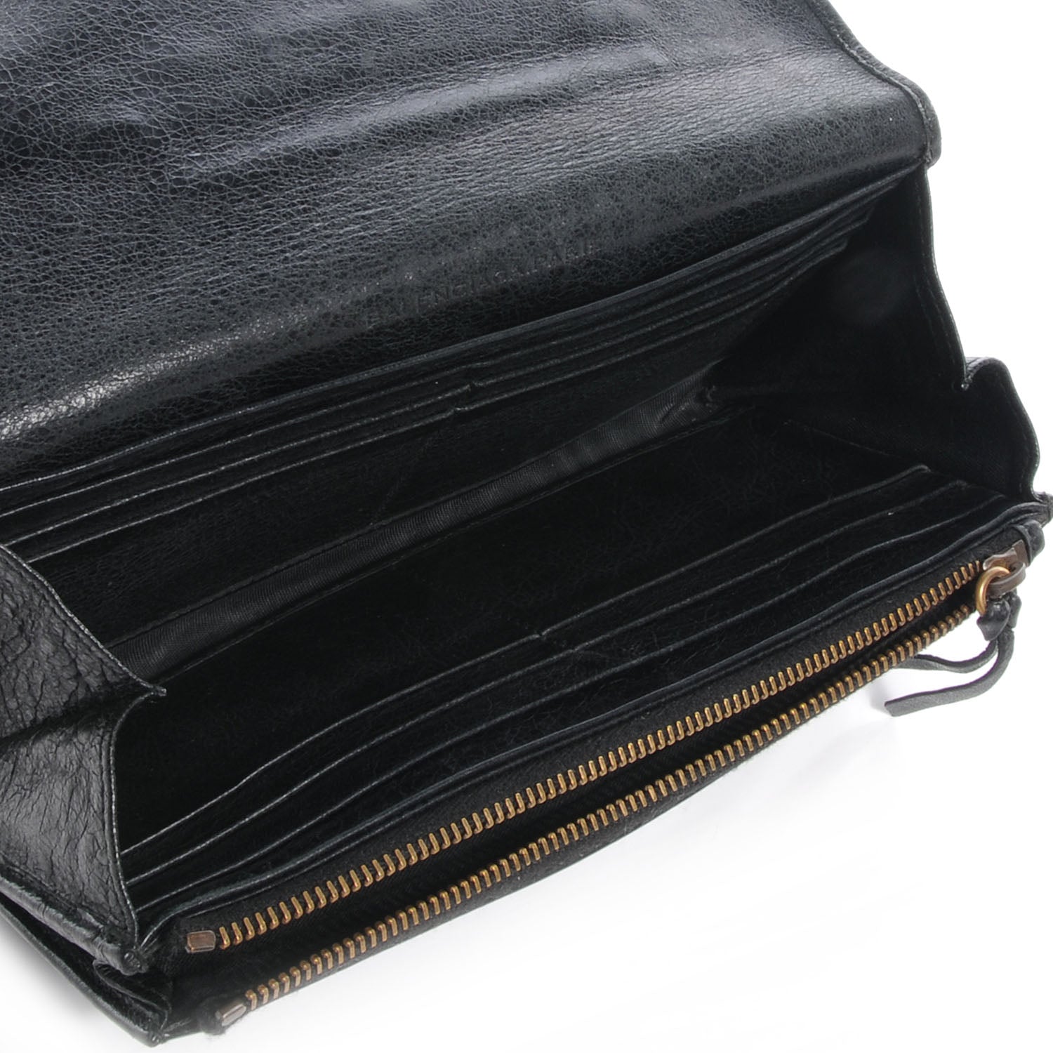 Balenciaga Agneau Money Wallet Black 5 of 7
