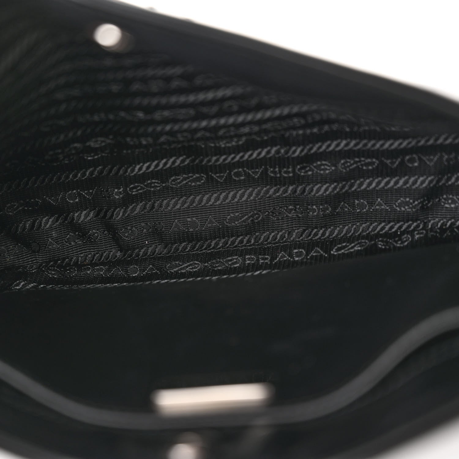 Prada Spazzolato Cleo Shoulder Bag Black 5 of 9