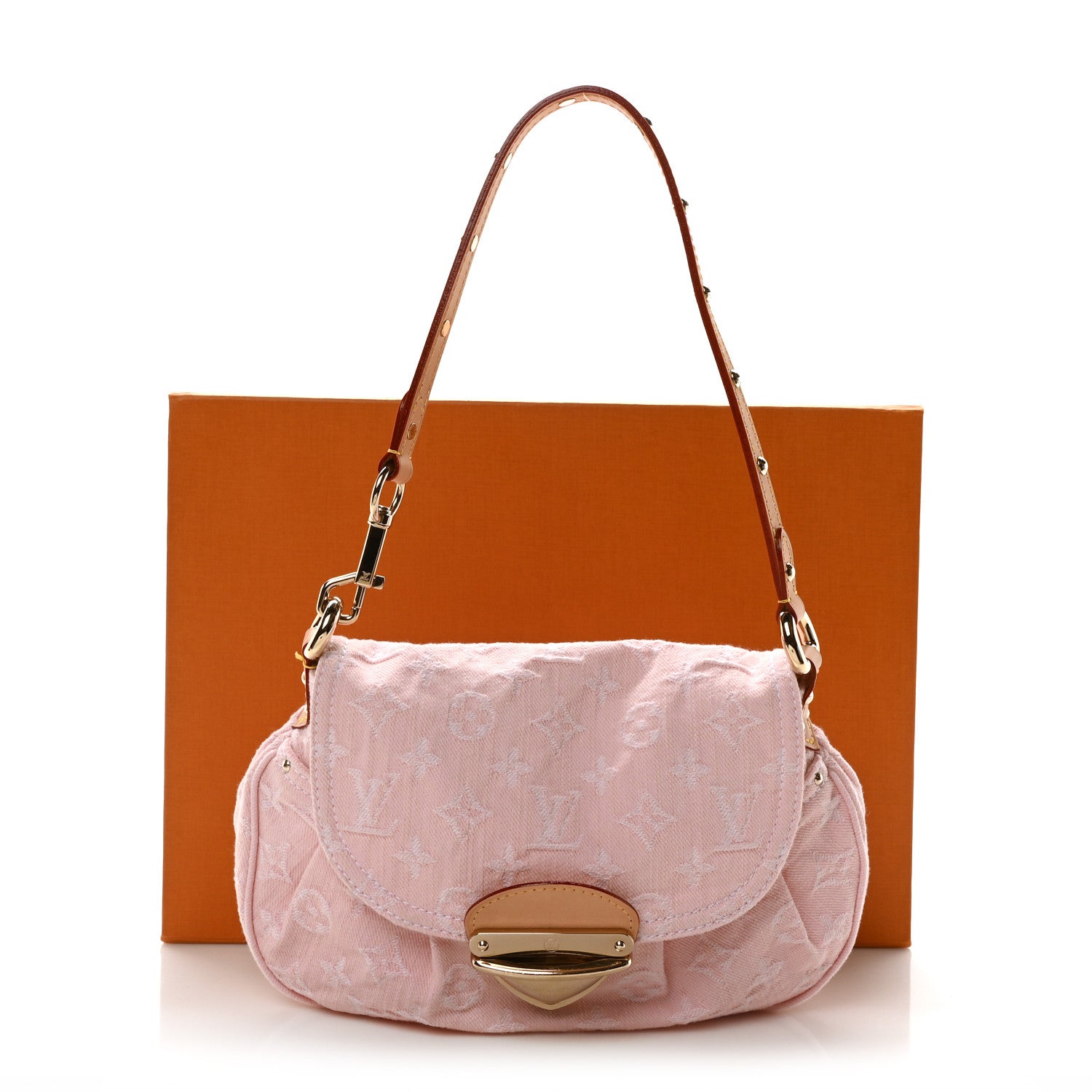 Louis Vuitton Monogram Denim Sunset Washed Pink 10 of 10